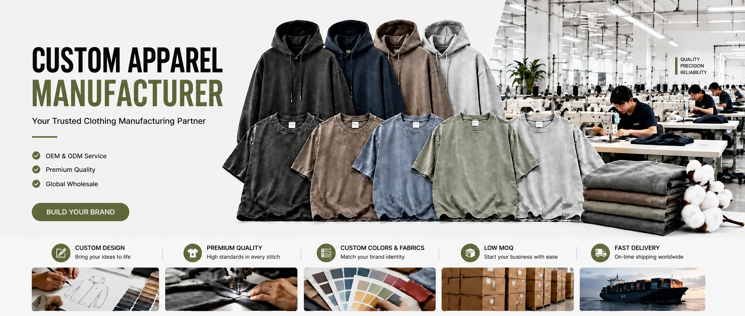 Kaihong OEM ODM apparel manufacturing