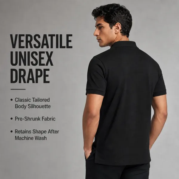 Customized Polo Shirts OEM ODM Factory Wholesale 220gsm Cotton Pique Blank Polo Shirts Custom Woven Label And Wash Tags