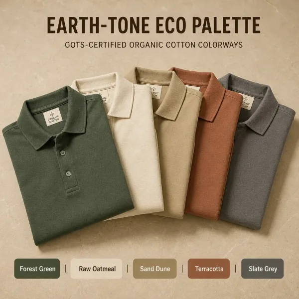 High Quality Polo Shirts Custom Embroidery Printed Logo OEM Factory Wholesale Sustainable Organic Cotton Men Polo Shirts
