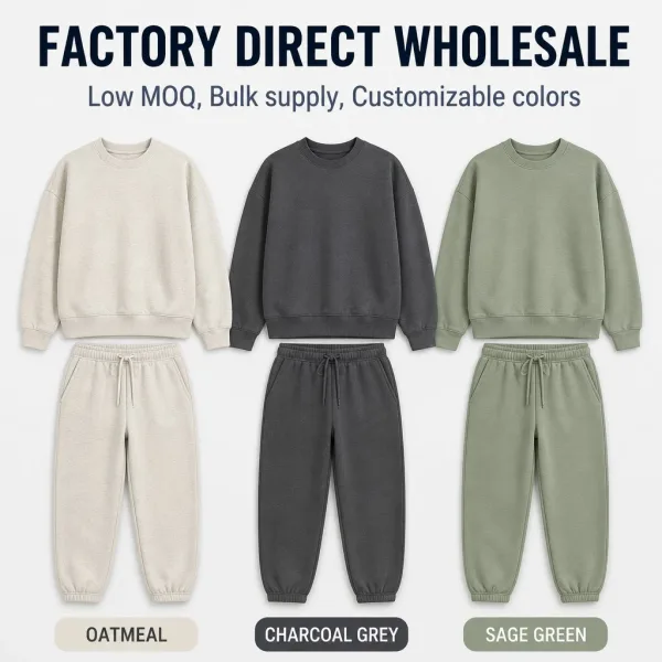 High Quality Unisex Loungewear Sets Sustainable Cotton Custom Logo OEM Factory Wholesale Minimalist Streetwear Pjs